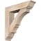 Ekena Millwork Balboa Traditional Smooth Bracket w/ Offset Brace, Douglas Fir, 7 1/2"W x 32"D x 32"H BKT0806X32X32BOA01SDF - alternate 1